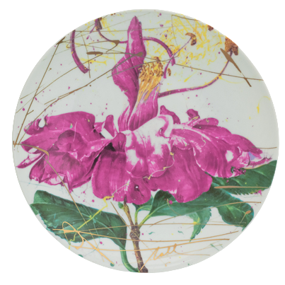 BELLINGRATH COLLECTION BY NALL - DANCING CAMELLIA ASSIETTE DESSERT