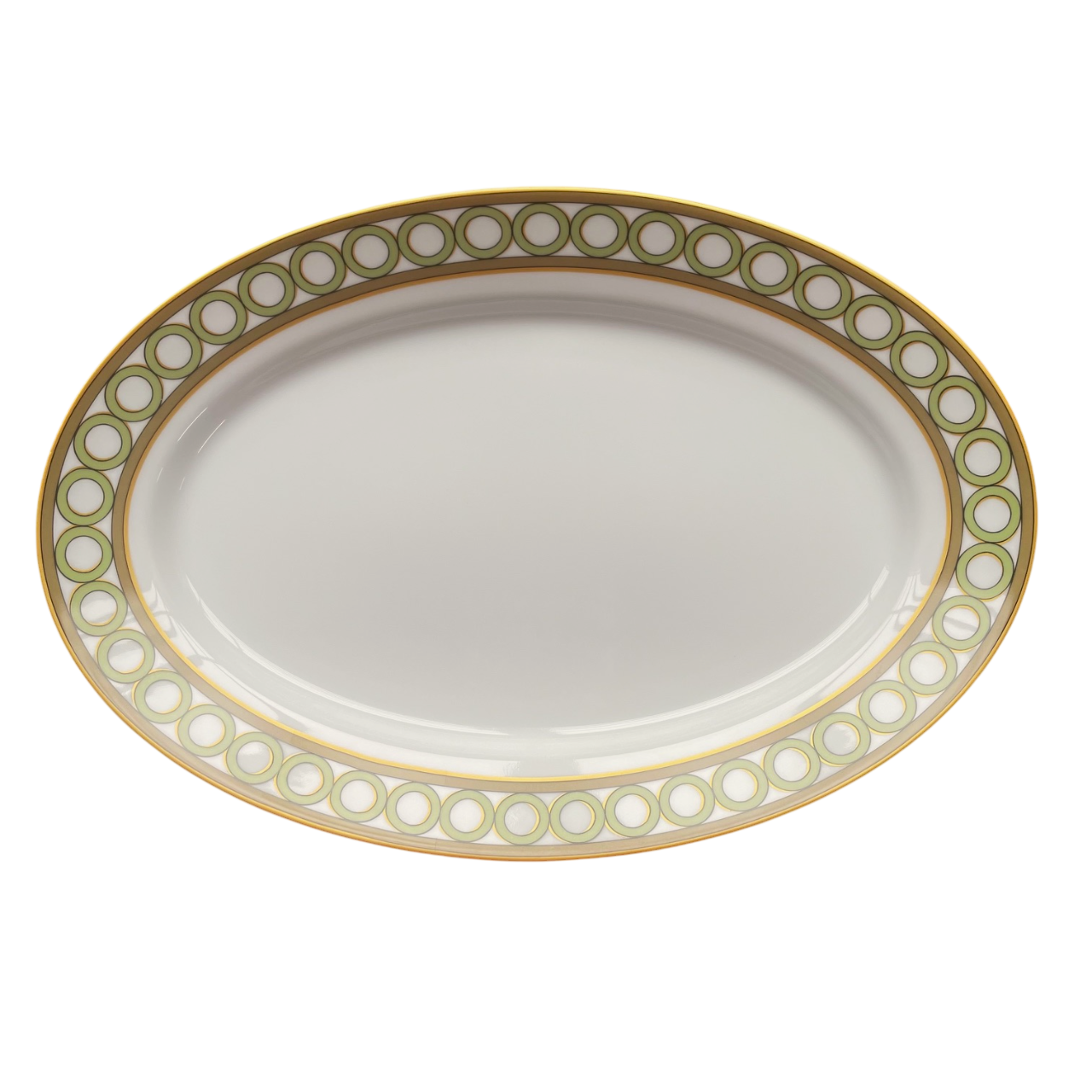 Jardin Français - Plat ovale 41 cm