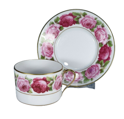 Rose de Paris - Tasse et soucoupe thé 0.20 litre