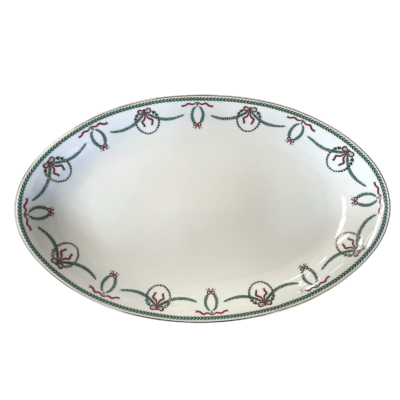 Cheverny Christmas - Plat ovale 41 cm