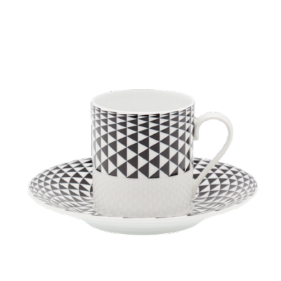 Black Diamonds - Tasse et soucoupe café 0.10 litre