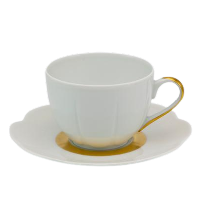 Fleur't or - Tasse et soucoupe thé 0.20 litre