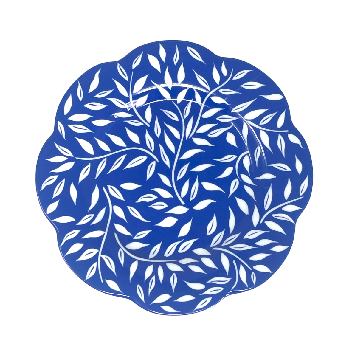 Olivier bleu - Assiette dessert 22 cm (all over)