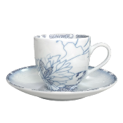 Rve Bleu - Tasse et soucoupe caf 0.10 litre