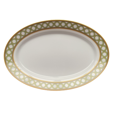 Jardin Français - Plat ovale 41 cm