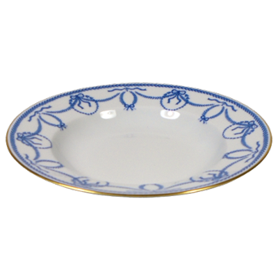 Cheverny bleu - Assiette creuse 22 cm