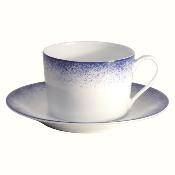 Feux bleu - Tasse et soucoupe djeuner 0.40 litre
