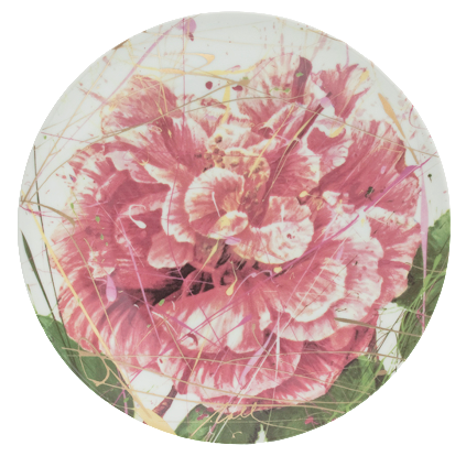 BELLINGRATH COLLECTION BY NALL - DEBUTANTE CAMELLIA ASSIETTE DESSERT