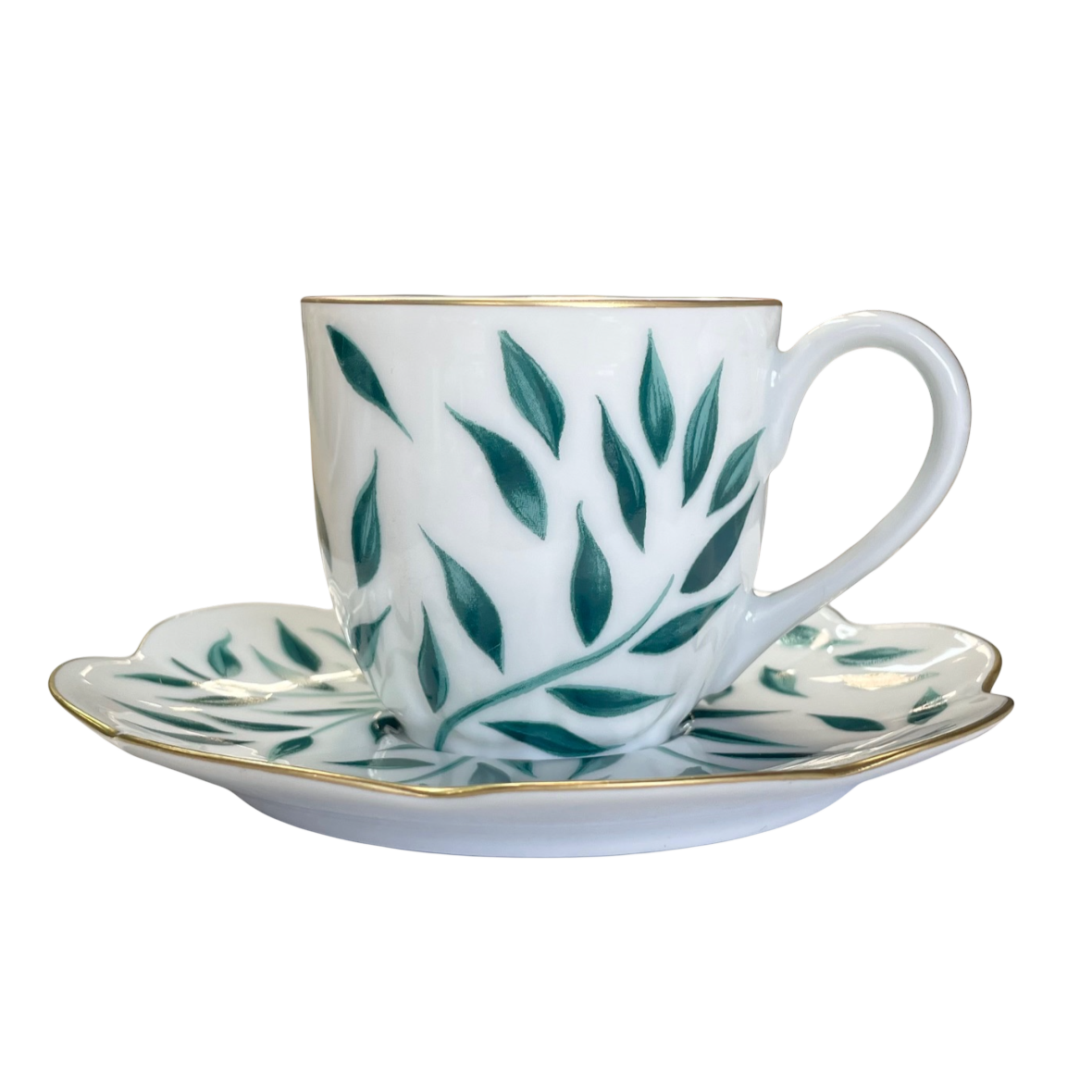 Olivier vert - Tasse et soucoupe café 0.10 litre