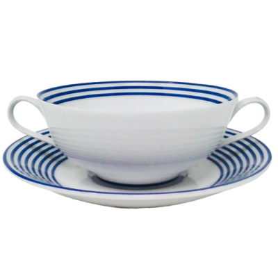 Latitudes bleues - Tasse et soucoupe bouillon 0.30 litre