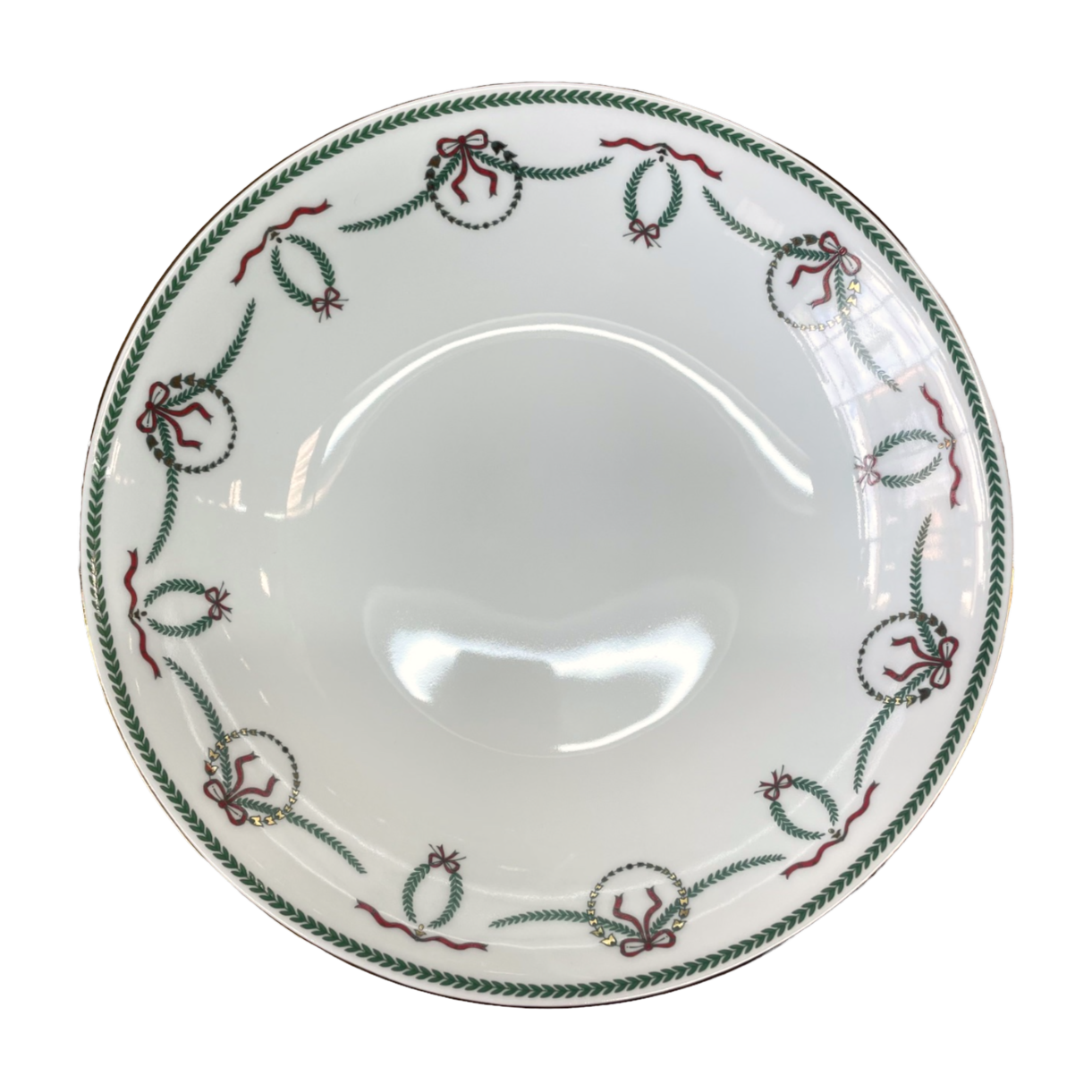 Cheverny Christmas - Plat rond creux 28 cm