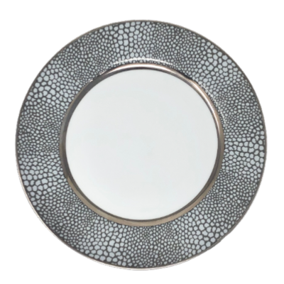 Makassar platine - Assiette à pain 16 cm