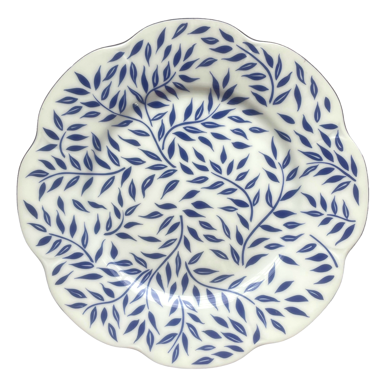 Olivier bleu - Assiette plate 27.5 cm