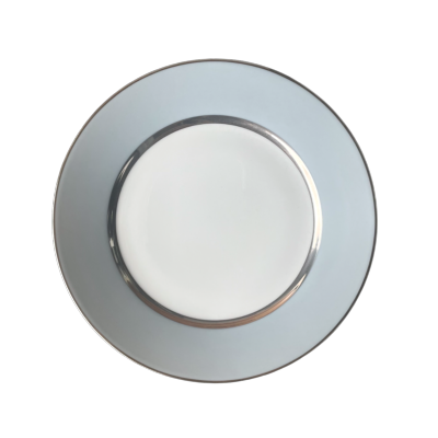 Mak grey platine - Assiette dessert 22 cm