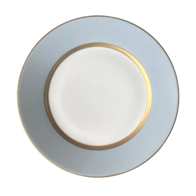 Mak grey or - Assiette plate 27.5 cm
