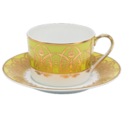 Oasis vert - Tasse et soucoupe djeuner 0.40 litre