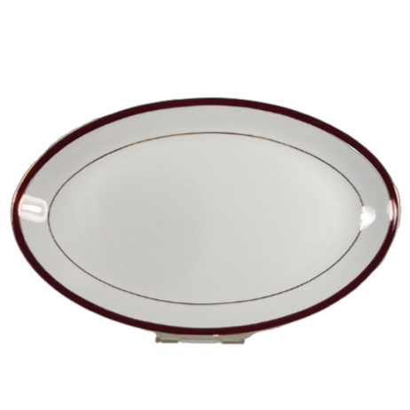 Dune pourpre - Plat ovale 41 cm