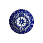 Blue Star - Assiette  pain 16 cm