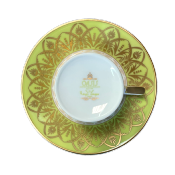 Oasis vert - Tasse et soucoupe café 0.10 litre