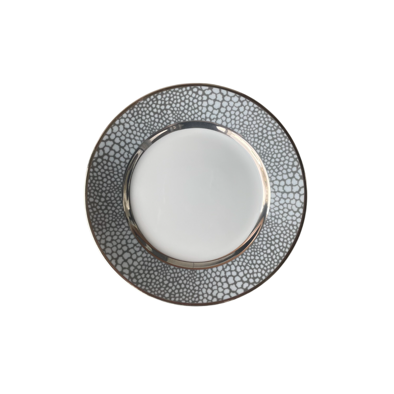 Makassar platine - Assiette à pain 16 cm