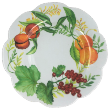 Fruits d'été - Assiette plate 27.5 cm