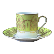 Oasis vert - Tasse et soucoupe café 0.10 litre