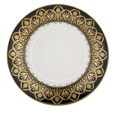 Oasis Black & Gold - Assiette dessert 22 cm