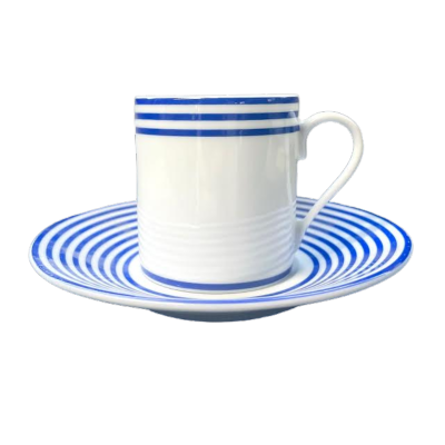 Latitudes bleues - Tasse et soucoupe café 0.10 litre