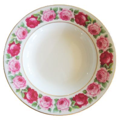 Rose de Paris - Assiette creuse 22 cm