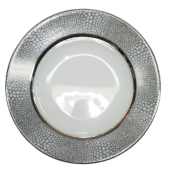 Makassar platine - Assiette creuse 22 cm