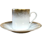 Feux d'or - Tasse et soucoupe caf 0.10 litre