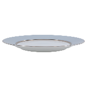 Mak grey platine - Assiette plate 27.5 cm