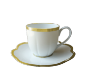 Margaux - Tasse et soucoupe caf 0.10 litre