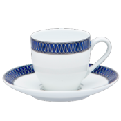 Blue Star - Tasse et soucoupe caf 0.10 litre