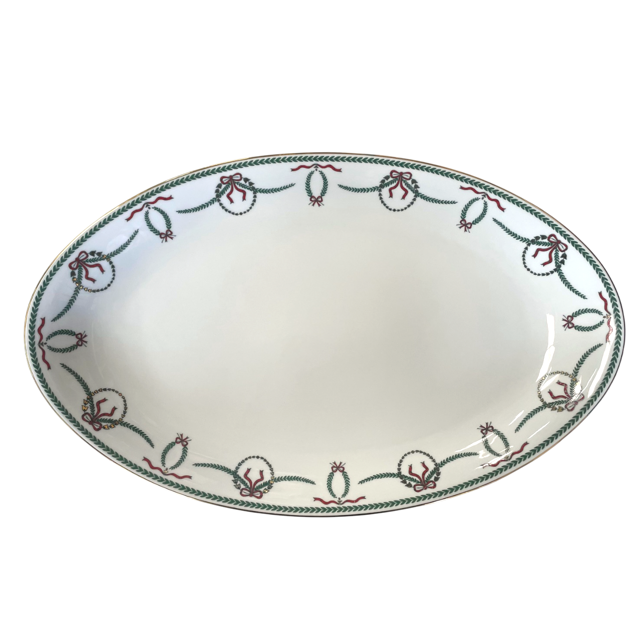 Cheverny Christmas - Plat ovale 41 cm