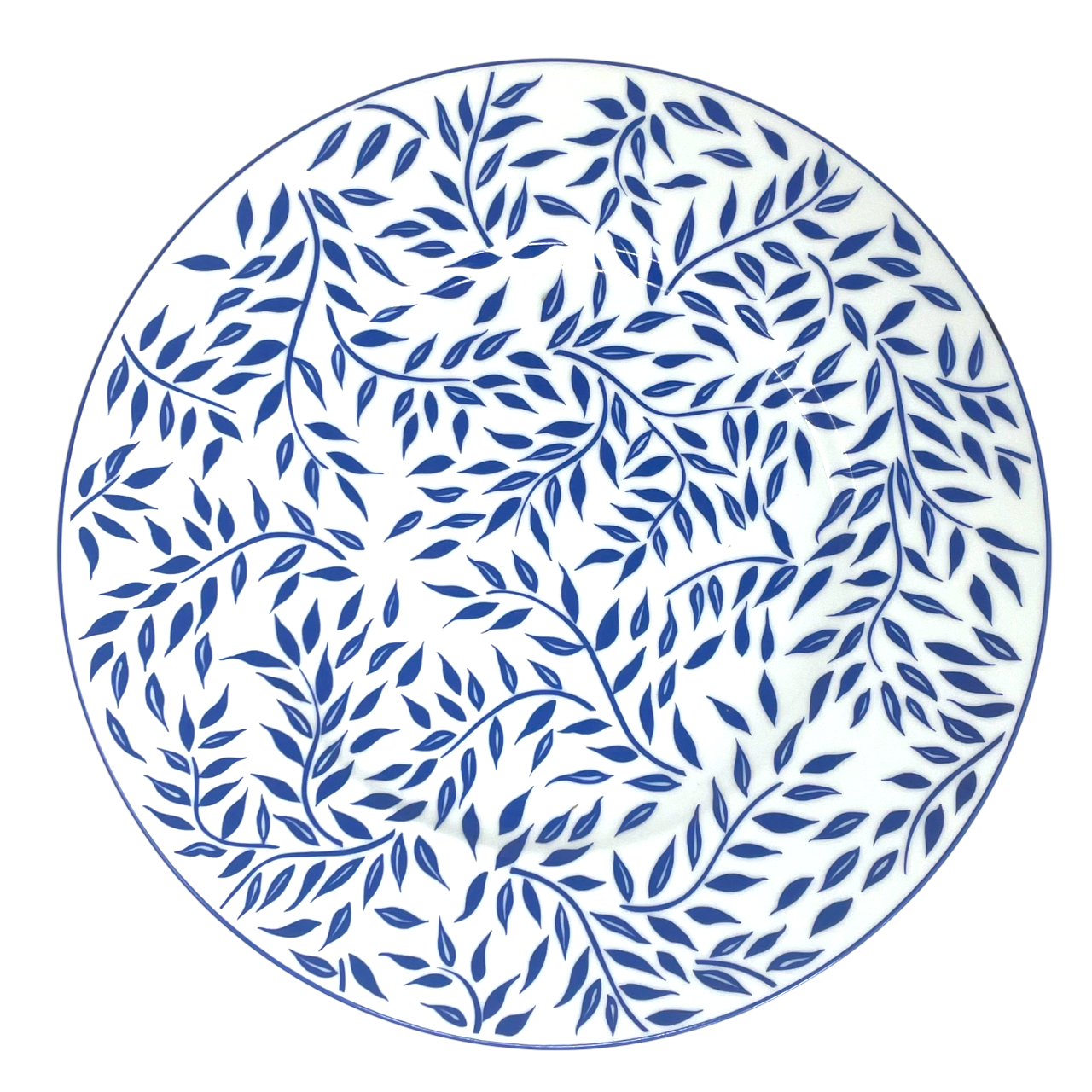Olivier bleu - Assiette pr&#233;sentation 32 cm