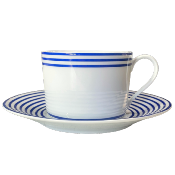 Latitudes bleues - Tasse et soucoupe th 0.20 litre