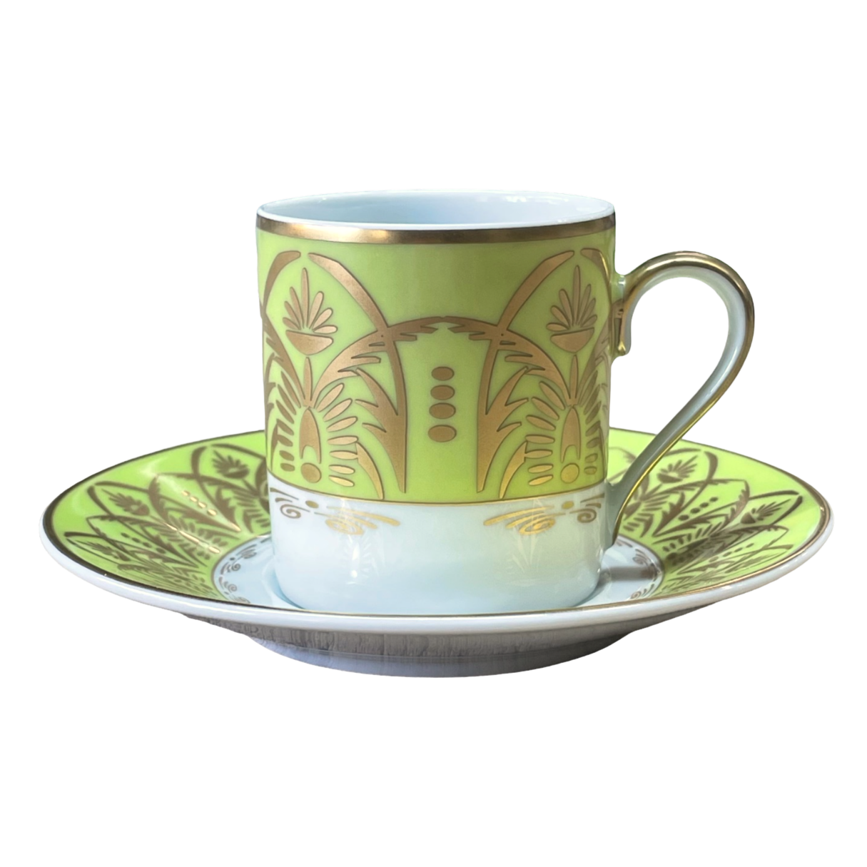 Oasis vert - Tasse et soucoupe café 0.10 litre