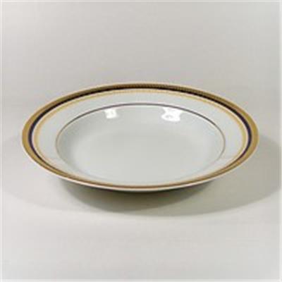 Monaco blue - Rim soup plate 8.66"