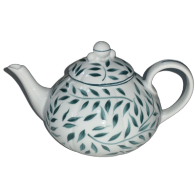 Olivier vert filet vert - Théière 0.90 litre