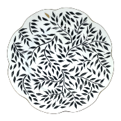 Olivier noir - Assiette plate 27.5 cm