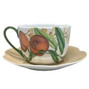 Fruits d'été - Tasse et soucoupe déjeuner 0.40 litre
