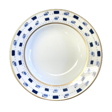 La Bocca bleue - Assiette creuse 22 cm