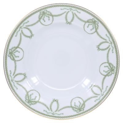 Cheverny vert - Assiette creuse 22 cm