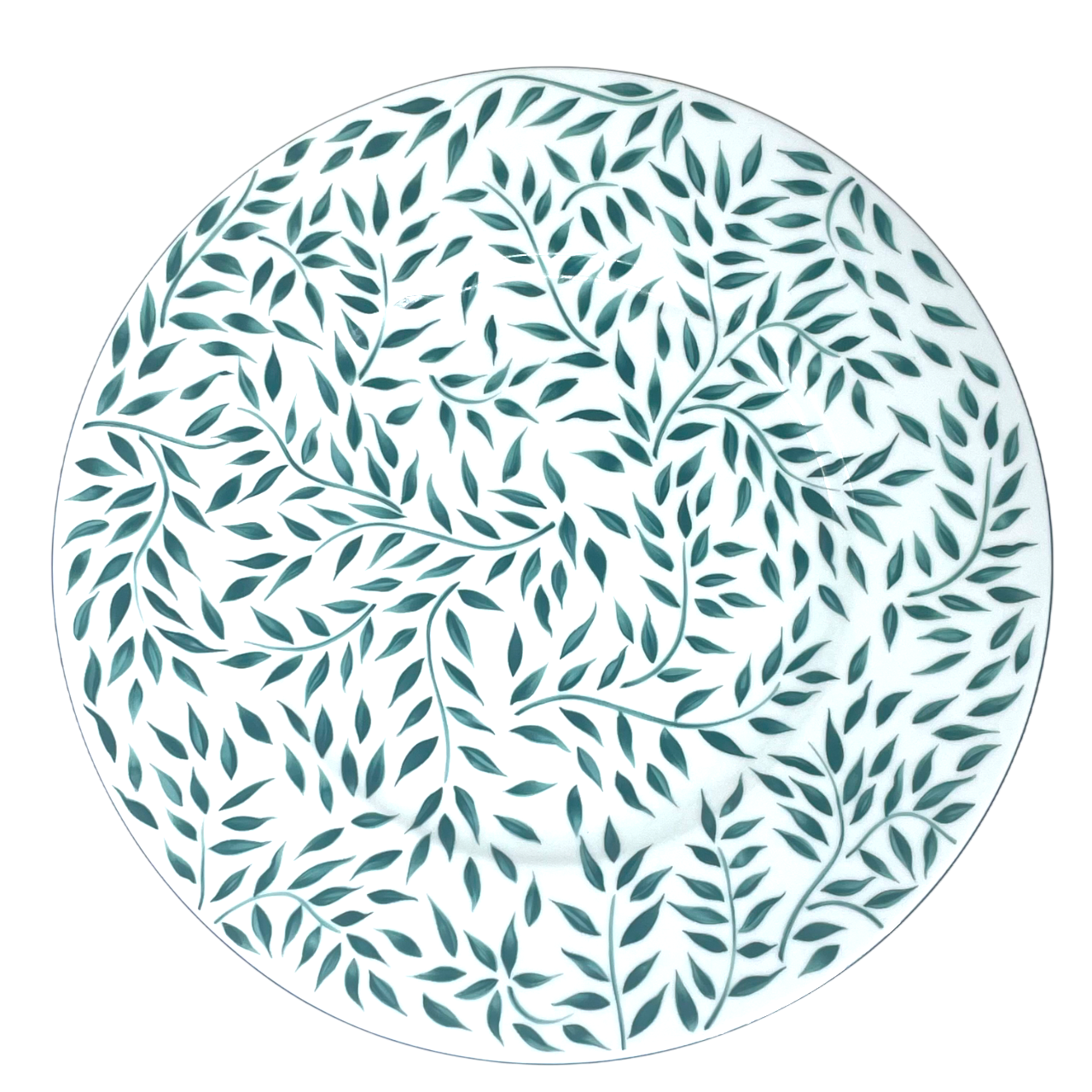 Olivier vert filet vert - Assiette présentation 32 cm