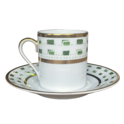 La Bocca vert - Tasse et soucoupe café 0.10 litre