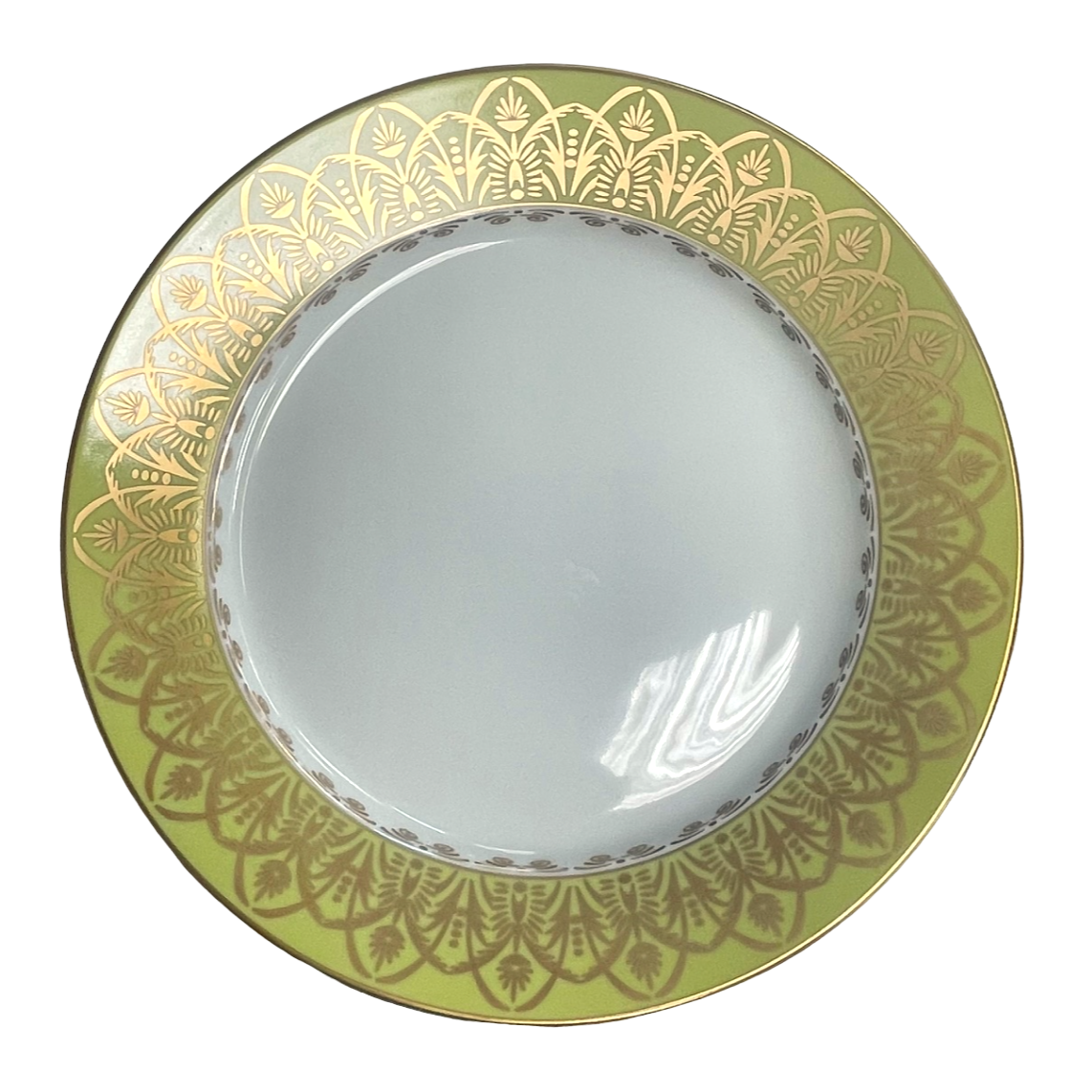 Oasis vert - Assiette plate 27.5 cm