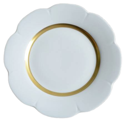 Fleur't or - Assiette plate 27.5 cm